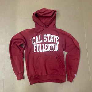 cal state Fullerton champion hoodie | maroon